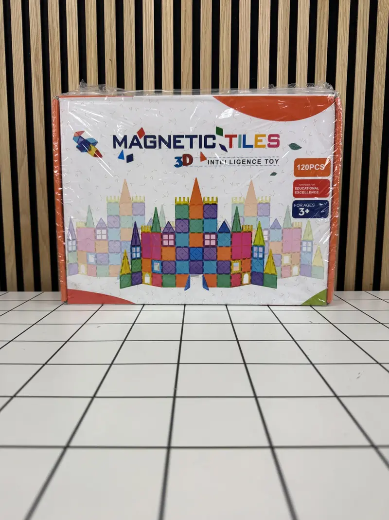 Magnetic Tiles 3D Bouwset 120-delig - Nieuw Educatief Speelgoed