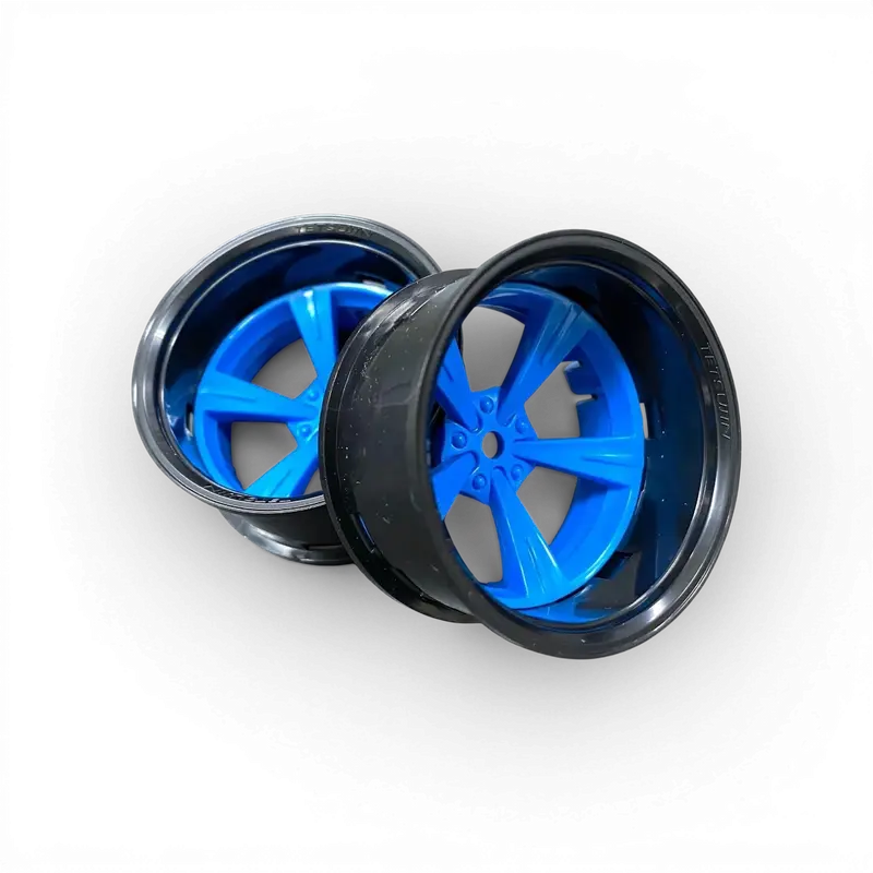 Mandarin noir/bleu set
