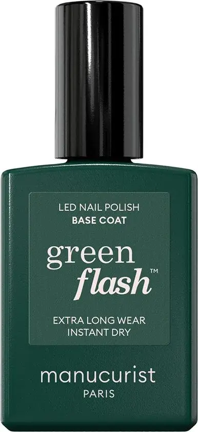 Manucurist GREEN FLASH BASE COAT | Base coat pour ongles | Nouveau