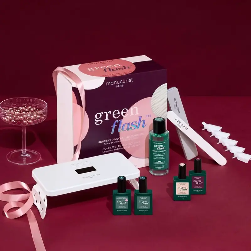 Manucurist Green Flash Coffret Cadeau Édition Limitée - Nouveau Outlet
