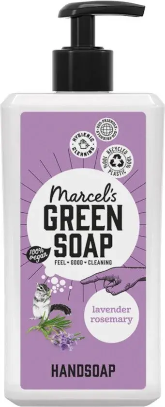 Marcel's Green Soap Savon Mains Lavande & Romarin 500ml - Nouveau Outlet