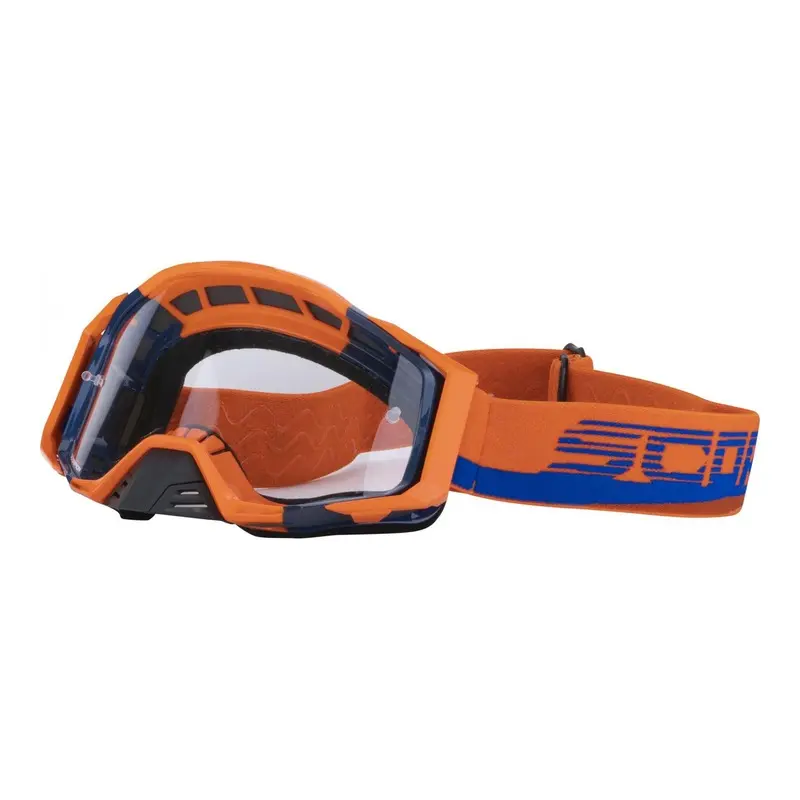 MASQUE CROSS SCORPION ORANGE BLEU E21