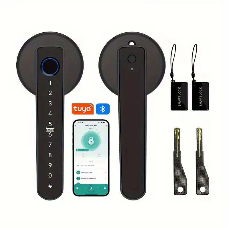 MB Smart Home Smartlock Poignée de Porte Aluminium - Nouvelle Sortie