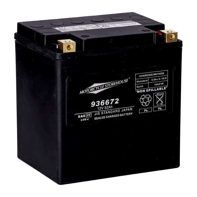 MCS 12V Batterie AGM 32Ah 450CCA