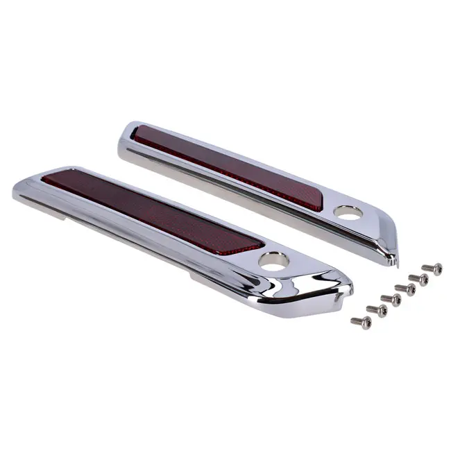 MCS Caches pour loquets de sacoches de style OEM pour Harley