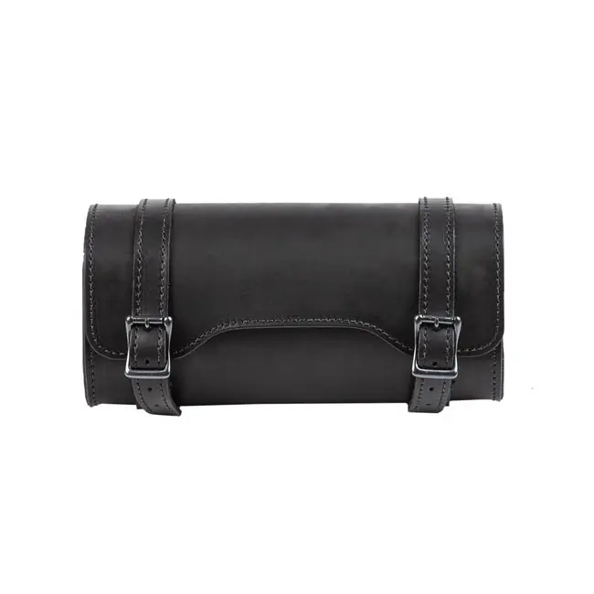 MCS Sac à outils carré en cuir pour moto