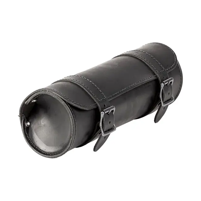 MCS Sac à outils rond en cuir pour moto