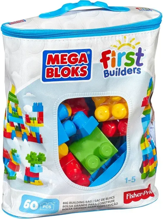 Mega Bloks Grand sac de construction 60 blocs multicolores - Neuf Outlet