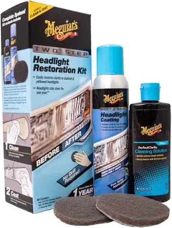 Meguiar’s® Kit rénovation optiques clarté parfaite