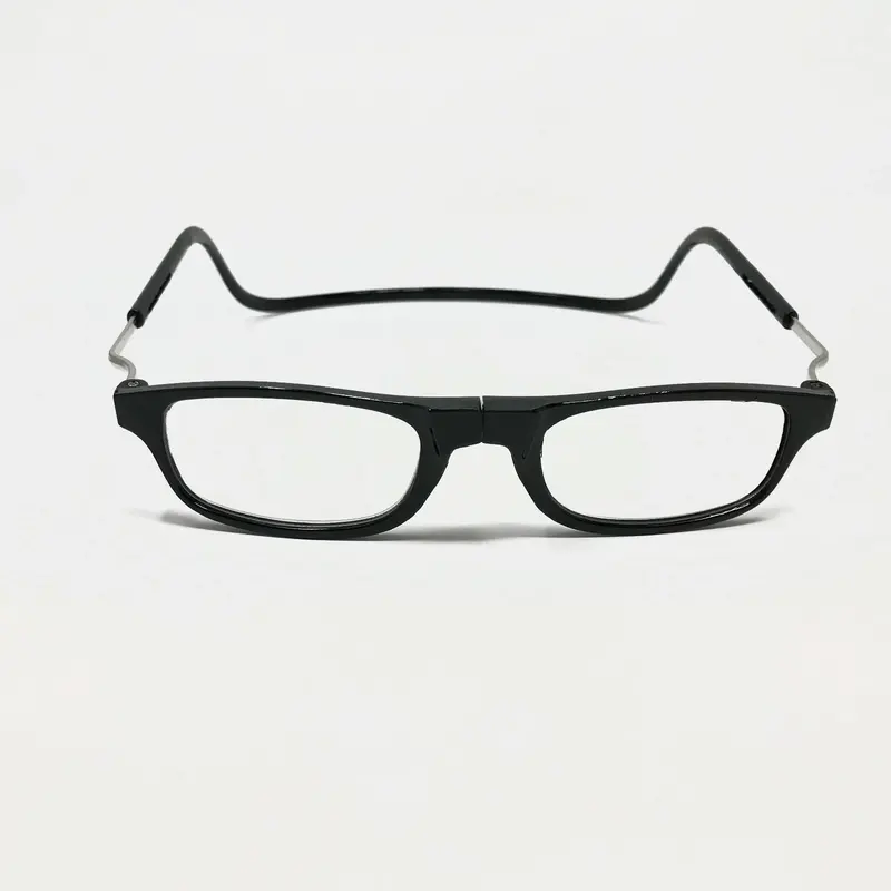 MENS Lunettes de lecture magnétiques suspendues +1,5 Noir - Nouveau Outlet