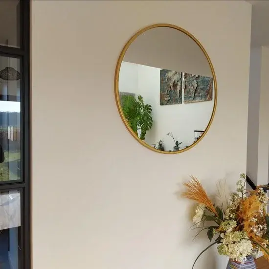 Miroir Mural Industrial Movements Or Ø80cm - Nouveau Outlet