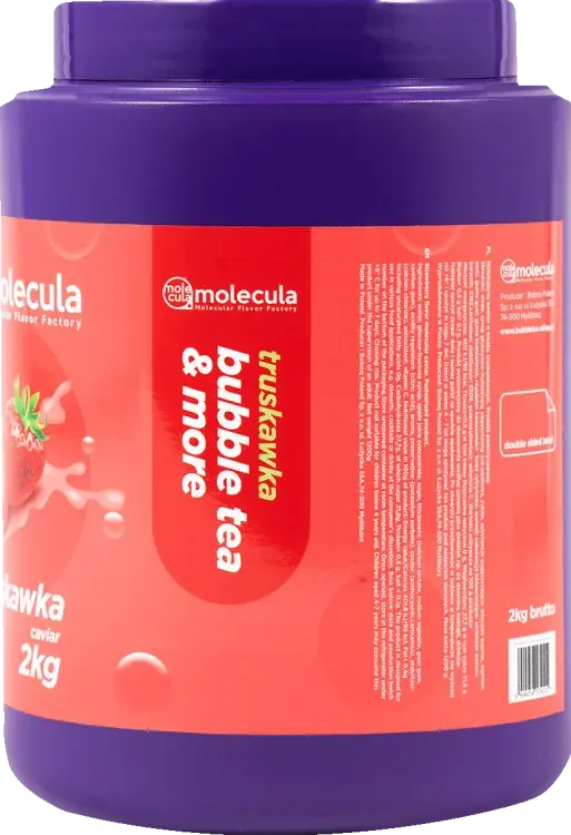 Molecula Popping Boba Fraise 2kg - Bubble Tea Nouveau