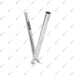 Mosmatic Support de Lance Double en INOX, Fixationau Sol, N°29.124