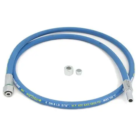 Mosmatic Tuyau Haute Pression Z - boom Bel/bel 12I 2SN DN 8, 1660MM