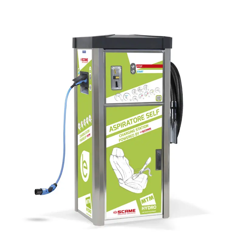MTM Hydro Aspirateur Self - service AS1 - E avec Borne Recharge Ve