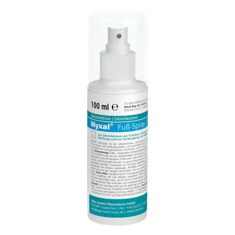 MYXAL® Spray pour pieds sans alcool 100ml