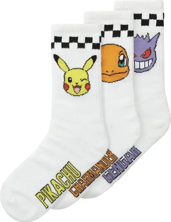 Name It | Chaussettes de tennis Pokémon lot de 3 | Garçons | 31-34