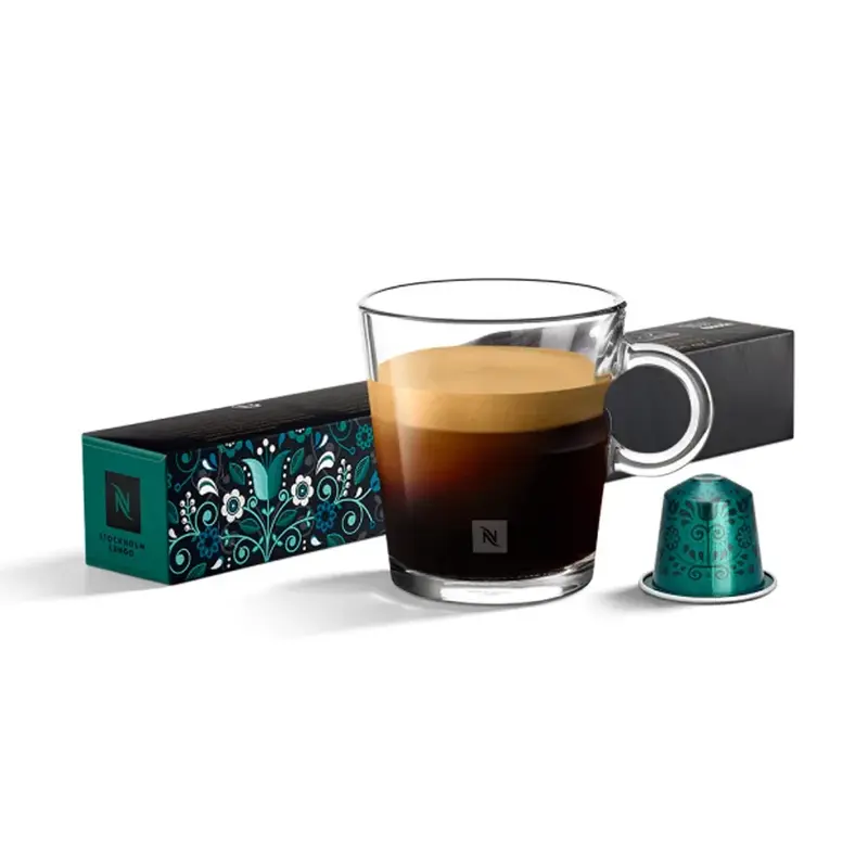 Nespresso Stockholm Fortissio Lungo 10 capsules - Nieuw