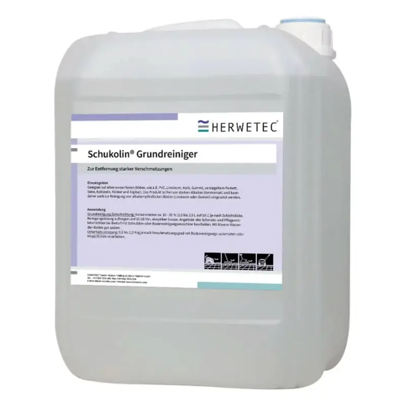 Nettoyant de base HERWETEC Schukolin® 10 litres