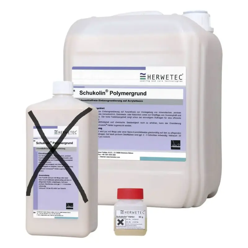Nettoyant de base polymère HERWETEC Schukolin® plus durcisseur