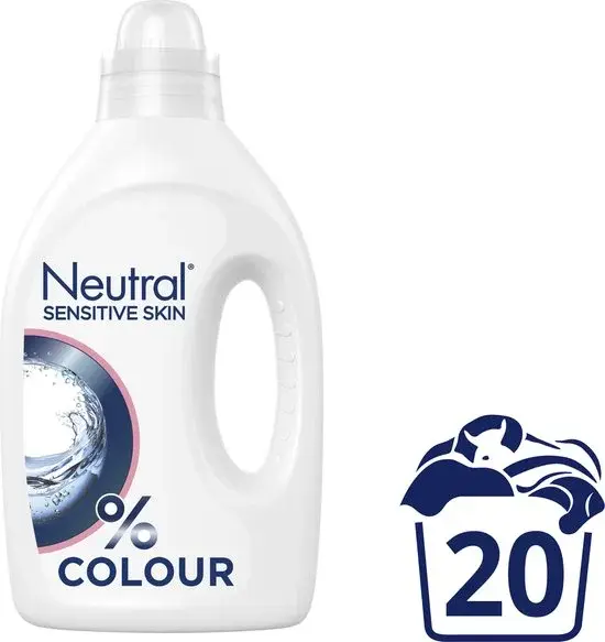 Neutral Vloeibaar Kleur Wasmiddel 1L - Nieuw Outlet
