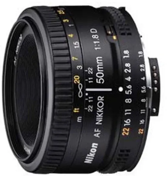 Nikon AF Nikkor 50mm f/1.8D Objectif Noir - Occasion