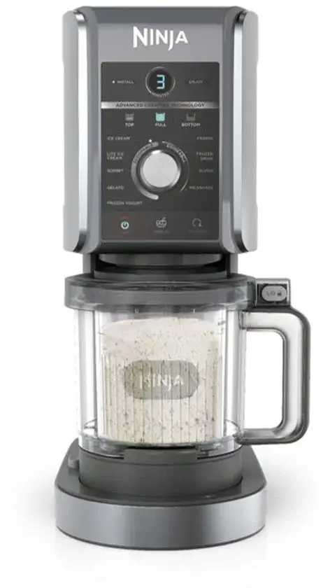 Ninja CREAMi Deluxe Sorbetière NC502EU Noir - Nouveau Outlet