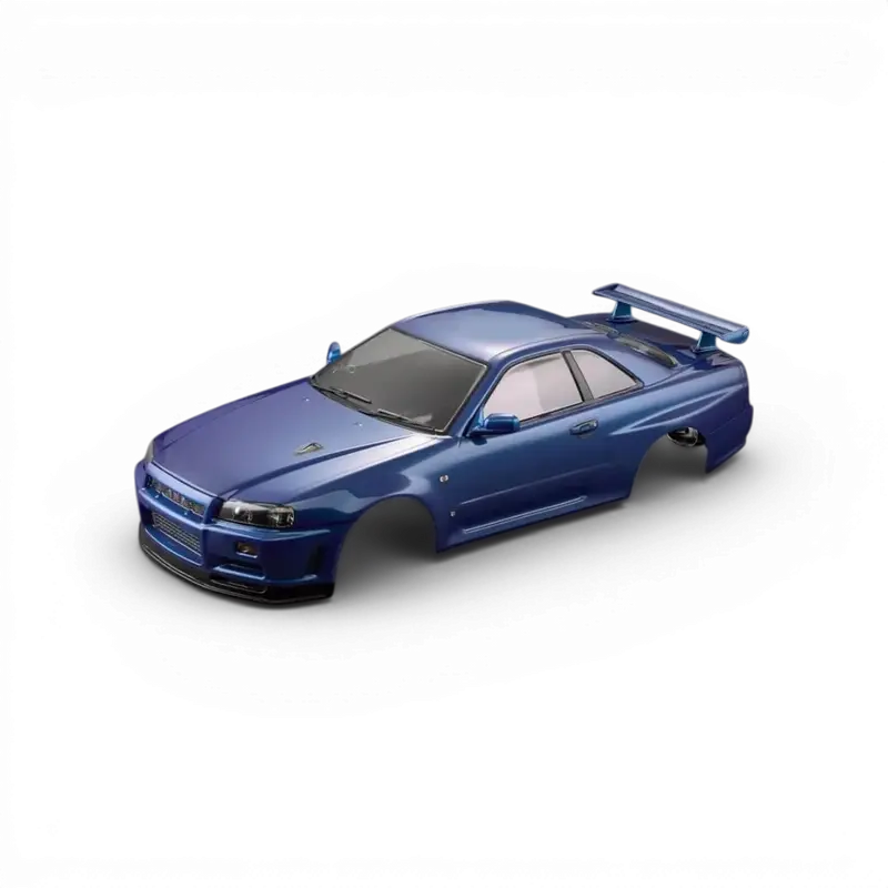 Nissan skyline R34 GTR Bleu