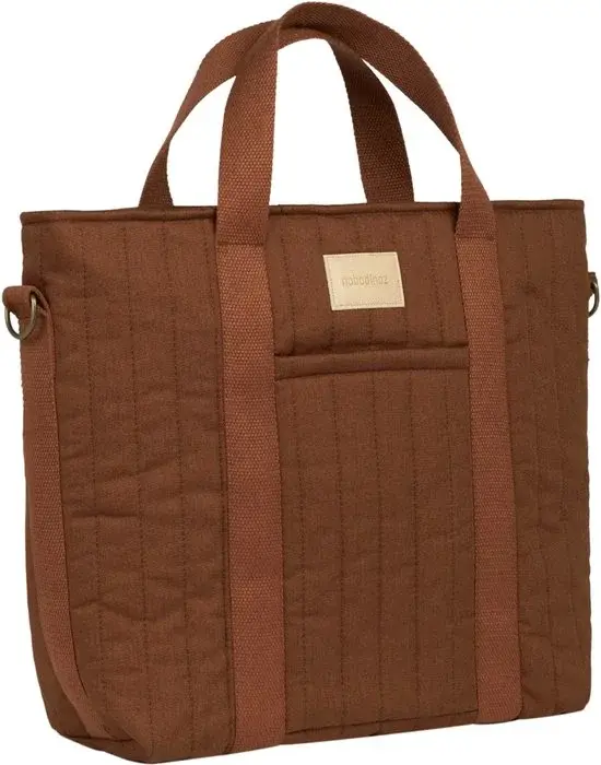 Nobodinoz Hyde Park Sac à Dos Poussette Brick Brown - Nouvelle Offre