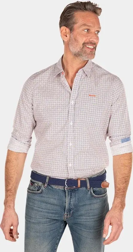 NZA | Overhemd Stretch Gebloemd | Heren | L