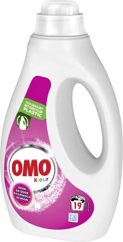 OMO Vloeibaar Wasmiddel Kleur 19 Wasbeurten - Nieuw Outlet
