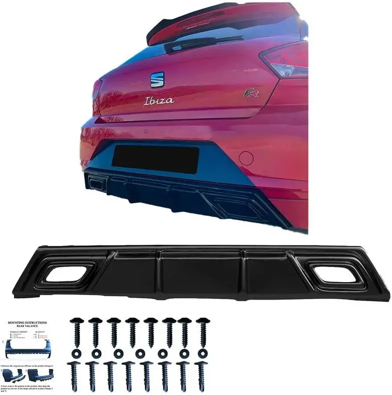 ONEWAY RV21.014 Achter-diffuser SEAT Ibiza KJ1 ABS - Nieuw