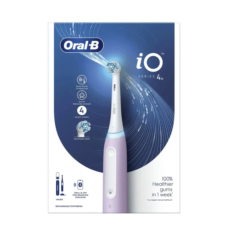 Oral-B IO 4N Brosse à dents électrique Lavande - Nouveau Outlet