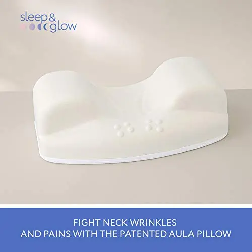 Oreiller Sleep&Glow Aula – Pour dormir sur le dos | Oreiller anti-âge | Nouveau