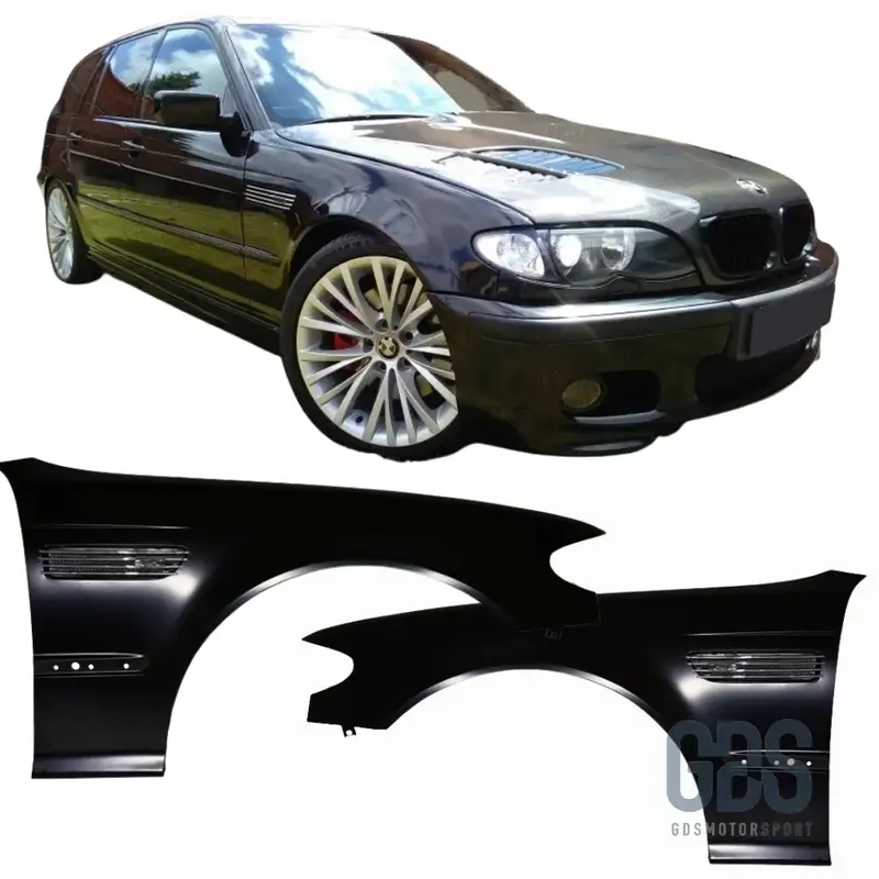 Pack 2 Ailes Avant Look M3 pour BMW E46 Phase 2 Berline / Touring