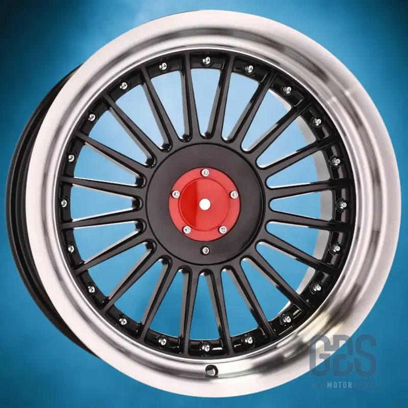 Pack 4 jantes style Alpina Classic Noir BMW R17" X 8" ET20 X 9" ET15