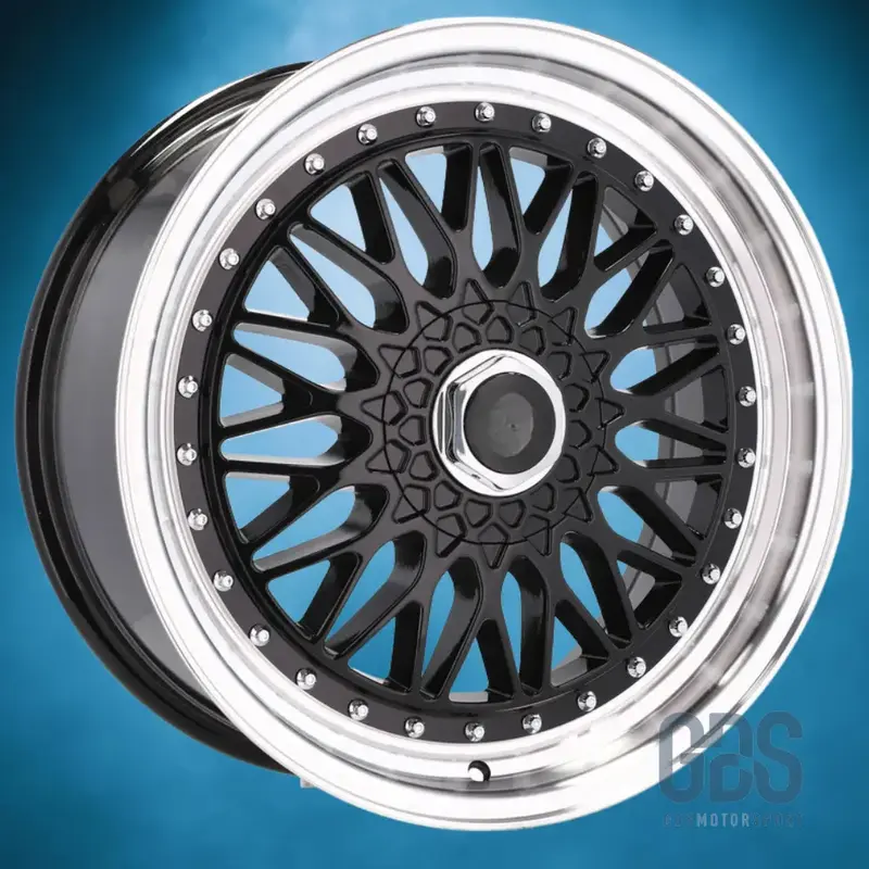 Pack 4 jantes style BBS RS centre noir BMW R19" X 8,5" ET35