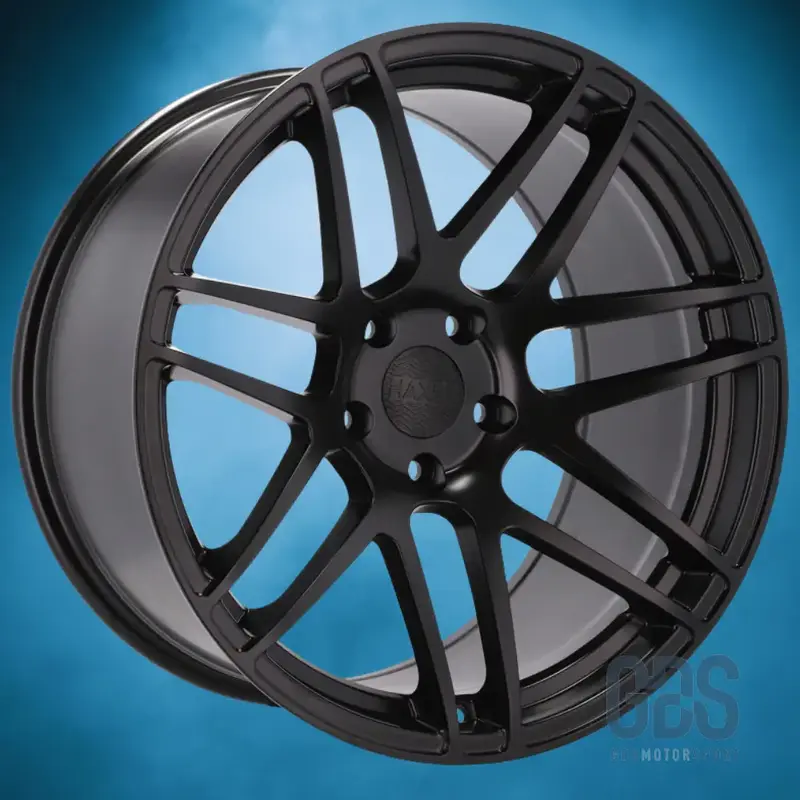 Pack 4 jantes Style Concave Haxer HX022 Noir mate BMW R19" X 9" ET30 X 10" ET30