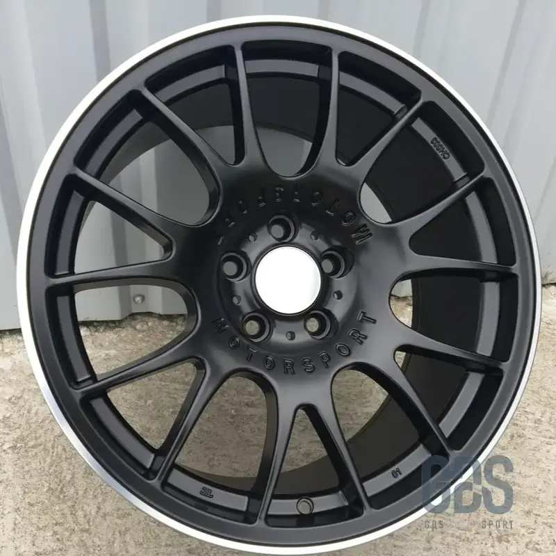 Pack 4 jantes Style Motorsport noir BMW R19" X 8,5" ET35  X 9,5" ET40