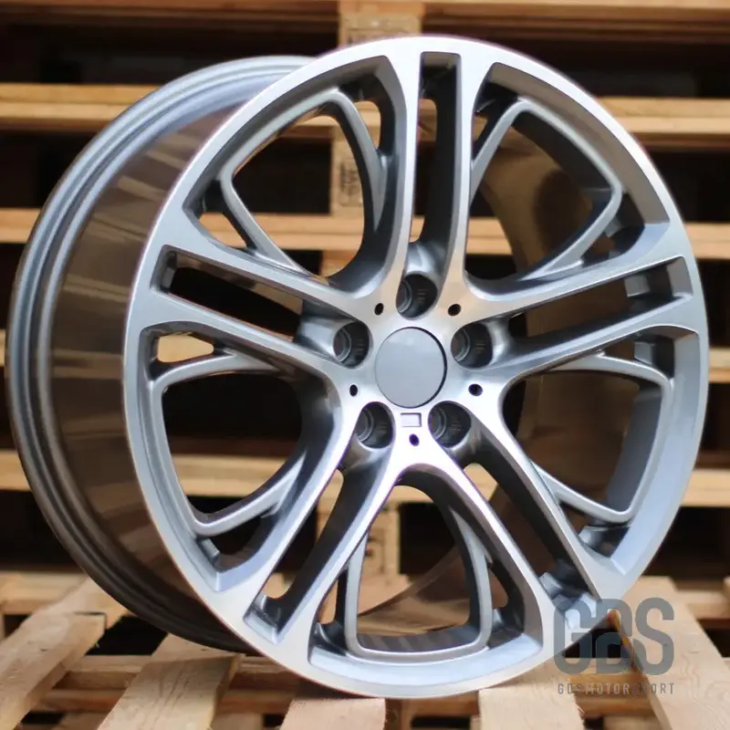 Pack 4 jantes type 310 M BMW X3 / X4 R20" X 8,5" ET38 X 10" ET51 Gris poli