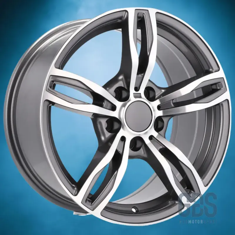 Pack 4 jantes Type 343M Gris poli BMW R18" X 8" ET30 X 9 ET37
