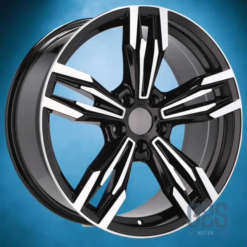 Pack 4 jantes Type 433M Noir poli BMW R18" X 8" ET30 X 9 ET38