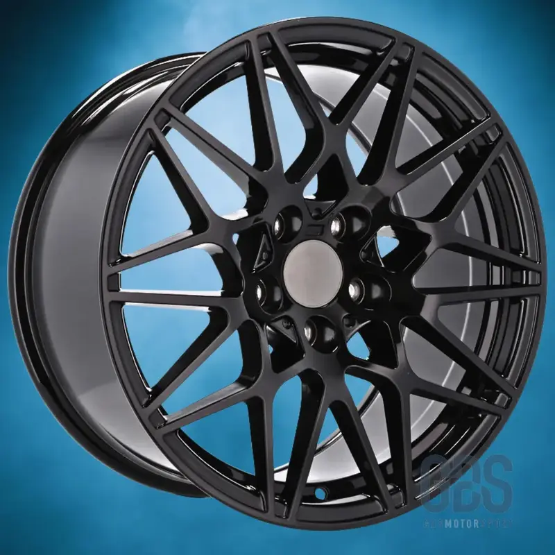 Pack 4 jantes Type 666M Noir BMW R17 X 7,5" ET37 Compétition