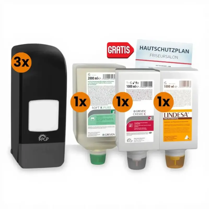 Pack de protection cutanée pour coiffeurs et barbiers
