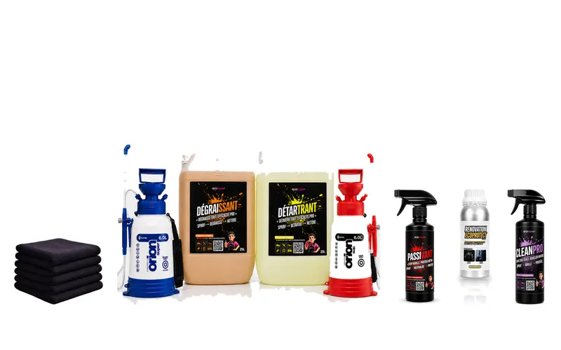 Pack Loueur & Flotte EcoClean® — Retours de location, 25 L