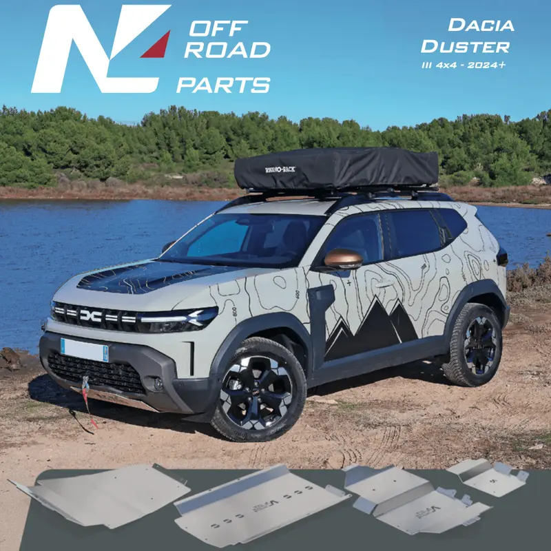 Pack Protection inférieure intégrale Dacia Duster 2024+ Aluminium 6mm