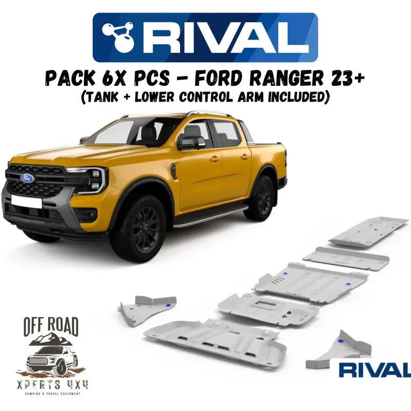Pack Protections Inferieures Ford Ranger 2023+ | RIVAL 4x4