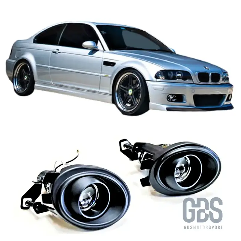 Paire Phares Antibrouillard à Lenticulaire BMW Série 3 E46 Pack M2 / M3