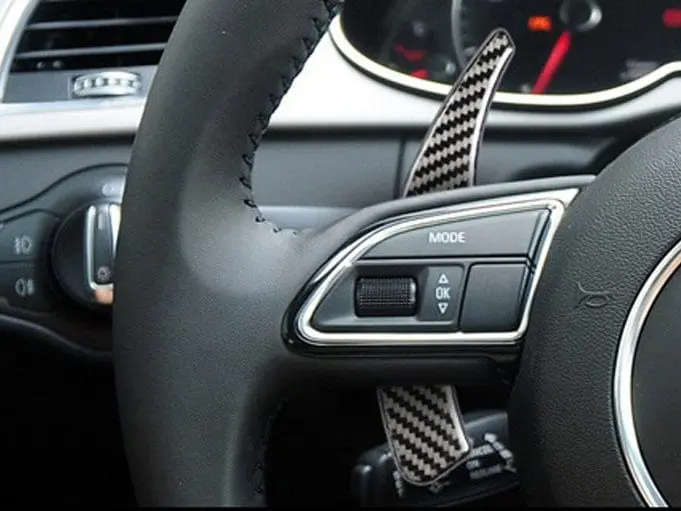 Palettes au volant réplique carbone pour AUDI 2017 à 2019