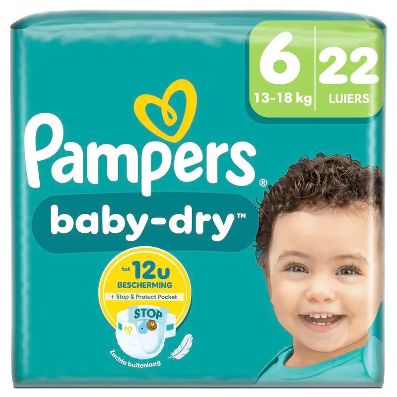 Pampers Baby-Dry Taille 6 Couches 4x88 - Nouveau Outlet
